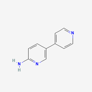 molecular formula C10H9N3 B1601119 [3,4'-联吡啶]-6-胺 CAS No. 79739-33-6