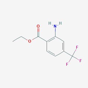 molecular formula C10H10F3NO2 B1601120 Ethyl 2-amino-4-trifluoromethylbenzoate CAS No. 65568-55-0
