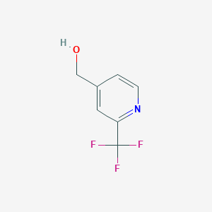 molecular formula C7H6F3NO B160113 (2-(Trifluoromethyl)pyridin-4-yl)methanol CAS No. 131747-61-0