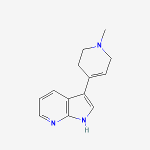 molecular formula C13H15N3 B1601142 3-(1-甲基-1,2,3,6-四氢吡啶-4-基)-1H-吡咯并[2,3-b]吡啶 CAS No. 325975-67-5