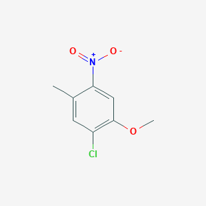 molecular formula C8H8ClNO3 B1601153 1-Chloro-2-methoxy-5-methyl-4-nitrobenzene CAS No. 62492-41-5