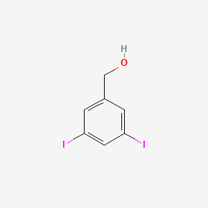 molecular formula C7H6I2O B1601155 (3,5-Diiodophenyl)methanol CAS No. 53279-79-1