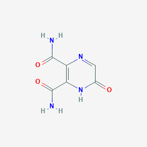 molecular formula C6H6N4O3 B1601169 6-Oxo-1,6-dihydropyrazine-2,3-dicarboxamide CAS No. 73403-52-8