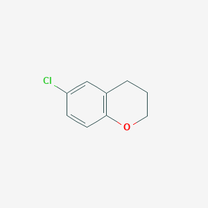 molecular formula C9H9ClO B1601175 6-Chlorochroman CAS No. 3722-71-2