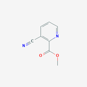 molecular formula C8H6N2O2 B1601178 Methyl 3-cyanopyridine-2-carboxylate CAS No. 53940-11-7
