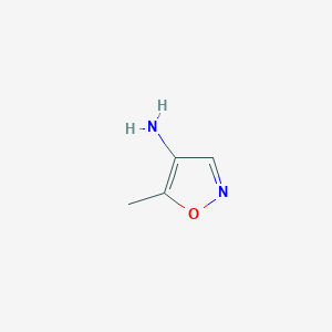 molecular formula C4H6N2O B1601187 5-甲基异噁唑-4-胺 CAS No. 87988-94-1