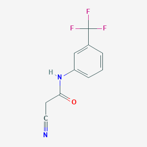 molecular formula C10H7F3N2O B160119 2-cyano-N-[3-(trifluoromethyl)phenyl]acetamide CAS No. 1960-77-6