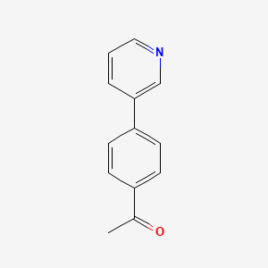 molecular formula C13H11NO B1601194 1-(4-(Pyridin-3-yl)phenyl)ethanone CAS No. 90395-45-2