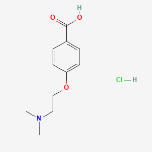 molecular formula C11H16ClNO3 B1601196 4-(2-(二甲氨基)乙氧基)苯甲酸盐酸盐 CAS No. 27237-49-6