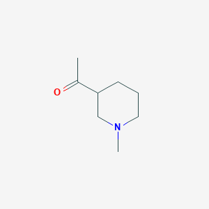 molecular formula C8H15NO B1601202 1-(1-Methylpiperidin-3-yl)ethan-1-one CAS No. 91324-25-3