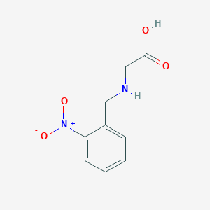 molecular formula C9H10N2O4 B1601203 N-[(2-Nitrophenyl)methyl]glycine CAS No. 42749-52-0