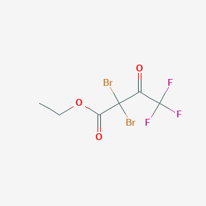 molecular formula C6H5Br2F3O3 B1601204 Ethyl trifluoroacetyldibromoacetate CAS No. 382-40-1
