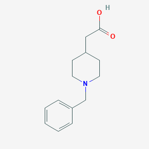 molecular formula C14H19NO2 B160121 2-(1-Benzylpiperidin-4-yl)acetic acid CAS No. 130927-83-2