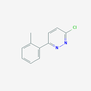 molecular formula C11H9ClN2 B1601213 3-Chloro-6-(2-methylphenyl)pyridazine CAS No. 96225-49-9