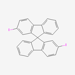 molecular formula C25H14I2 B1601229 2,2'-Diiodo-9,9'-spirobi[fluorene] CAS No. 790674-48-5