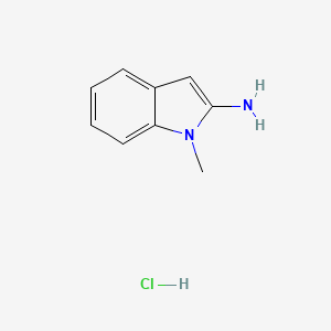 molecular formula C9H11ClN2 B1601231 1-甲基-1H-吲哚-2-胺盐酸盐 CAS No. 42456-82-6