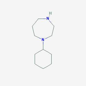 molecular formula C11H22N2 B1601233 1-环己基-1,4-二氮杂环戊烷 CAS No. 59039-67-7
