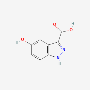 molecular formula C8H6N2O3 B1601239 5-hydroxy-1H-indazole-3-carboxylic acid CAS No. 885518-94-5