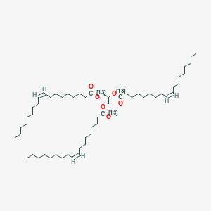 molecular formula C57H104O6 B1601240 Glyceryl tri(oleate-1-13C) CAS No. 82005-46-7