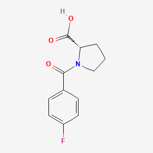 B1601246 (S)-1-(4-Fluorobenzoyl)pyrrolidine-2-carboxylic acid CAS No. 62522-93-4