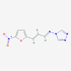 molecular formula C9H7N5O3 B160125 Furacrylan CAS No. 10048-74-5