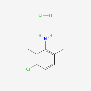 molecular formula C8H11Cl2N B1601250 3-氯-2,6-二甲基苯胺盐酸盐 CAS No. 72725-98-5