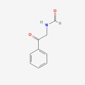 molecular formula C9H9NO2 B1601260 N-(2-氧代-2-苯乙基)甲酰胺 CAS No. 73286-37-0
