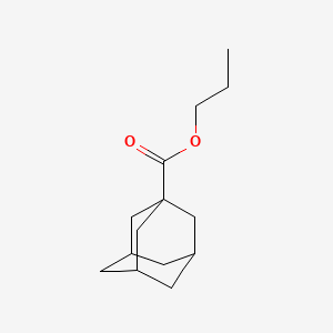 molecular formula C14H22O2 B1601267 丙基金刚烷-1-羧酸酯 CAS No. 24556-15-8