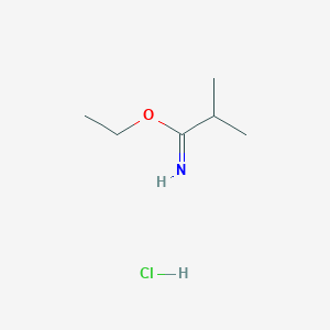 B1601271 Ethyl 2-methylpropanecarboximidate hydrochloride CAS No. 52070-18-5