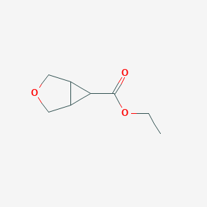 molecular formula C8H12O3 B1601273 3-氧杂-双环[3.1.0]己烷-6-甲酸乙酯 CAS No. 335599-07-0