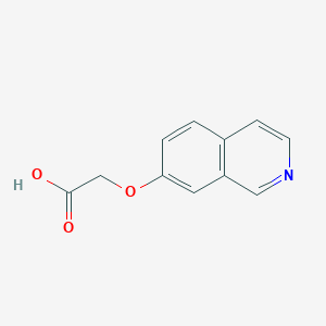 B1601278 2-(Isoquinolin-7-yloxy)acetic acid CAS No. 86235-60-1