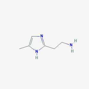 molecular formula C6H11N3 B1601291 2-(4-Methyl-1H-imidazol-2-yl)-ethylamine CAS No. 88883-84-5