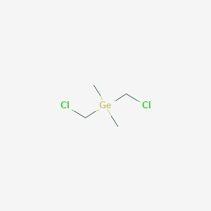 molecular formula C4H10Cl2Ge B1601293 Bis(chloromethyl)dimethylgermane CAS No. 21581-91-9