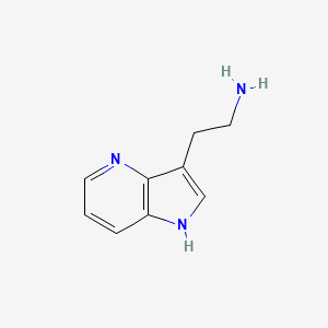 molecular formula C9H11N3 B1601329 2-(1H-吡咯并[3,2-b]吡啶-3-基)乙胺 CAS No. 28419-74-1