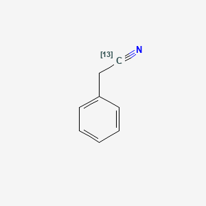 molecular formula C8H7N B1601335 苯基（乙腈-1-13C） CAS No. 83552-81-2