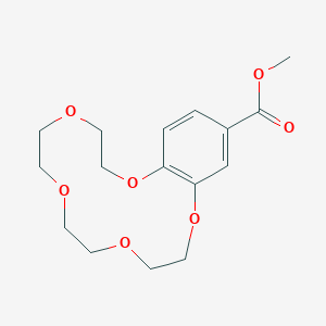 molecular formula C16H22O7 B1601359 4'-甲氧羰基苯并-15-冠-5-醚 CAS No. 56683-56-8