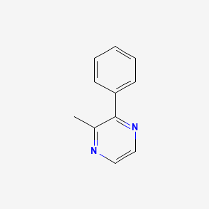 molecular formula C11H10N2 B1601365 2-Methyl-3-phenylpyrazine CAS No. 29444-53-9