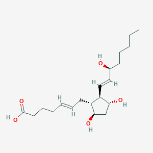 molecular formula C20H34O5 B160137 5-反式前列腺素 F2β CAS No. 36150-02-4