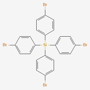 molecular formula C24H16Br4Si B1601375 Tetrakis(4-bromophenyl)silane CAS No. 18733-98-7