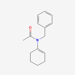 molecular formula C15H19NO B1601383 N-Benzyl-N-(cyclohex-1-en-1-yl)acetamide CAS No. 85031-42-1