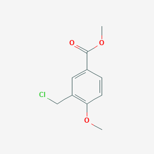 molecular formula C10H11ClO3 B1601385 Methyl 3-(chloromethyl)-4-methoxybenzoate CAS No. 36755-02-9