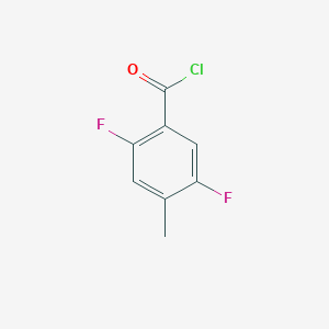 molecular formula C8H5ClF2O B1601413 2,5-Difluoro-4-Methylbenzoyl chloride CAS No. 103877-56-1