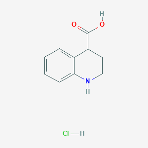 molecular formula C10H12ClNO2 B1601427 1,2,3,4-四氢喹啉-4-羧酸盐酸盐 CAS No. 131753-22-5