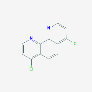 molecular formula C13H8Cl2N2 B1601431 4,7-二氯-5-甲基-1,10-菲咯啉 CAS No. 503864-02-6