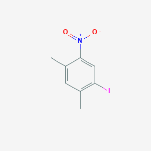 molecular formula C8H8INO2 B1601443 1-碘-2,4-二甲基-5-硝基苯 CAS No. 4102-38-9