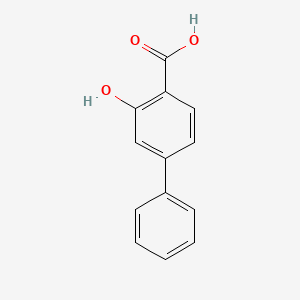 molecular formula C13H10O3 B1601447 2-羟基-4-苯甲酸 CAS No. 4482-27-3