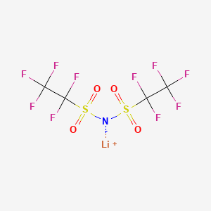 molecular formula C4F10LiNO4S2 B1601458 Lithium bis(pentafluoroethanesulfonyl)imide CAS No. 132843-44-8