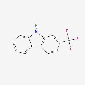 molecular formula C13H8F3N B1601461 2-(三氟甲基)-9H-咔唑 CAS No. 2285-35-0