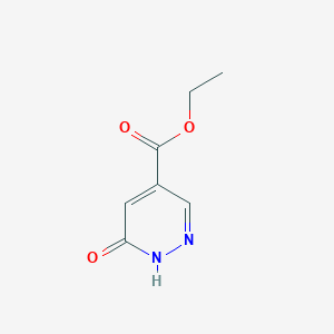 molecular formula C7H8N2O3 B1601464 Ethyl 6-oxo-1,6-dihydropyridazine-4-carboxylate CAS No. 21427-85-0