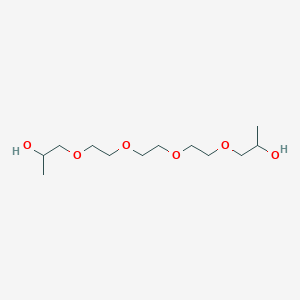 molecular formula C12H26O6 B1601472 1-[2-[2-[2-(2-Hydroxypropoxy)ethoxy]ethoxy]ethoxy]propan-2-ol CAS No. 53637-25-5
